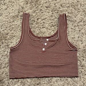 American Eagle, cropped tank top, size small
